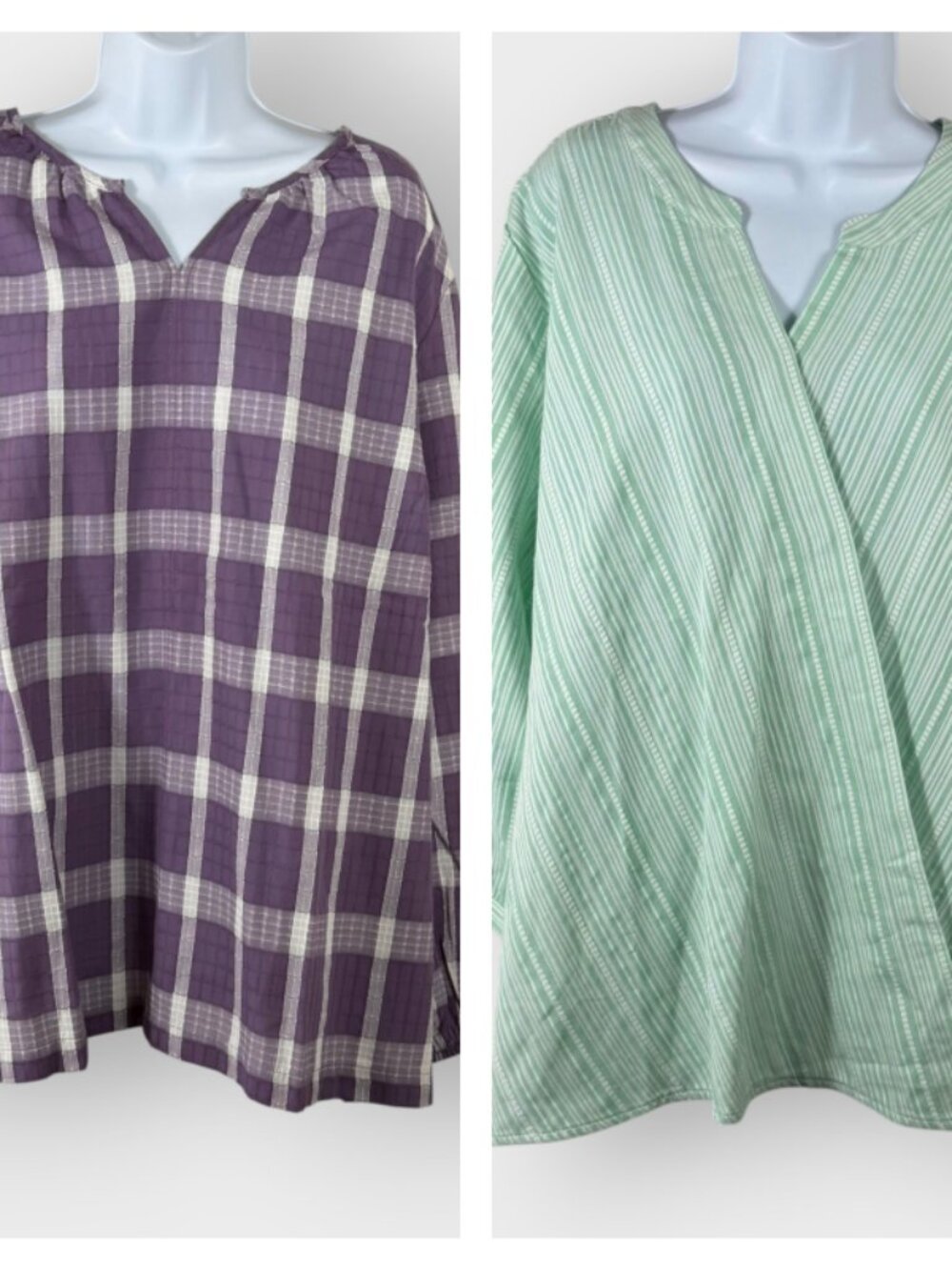 Lot of 2 NWT CJ Banks Tops | 3X | Cotton | Everyday Casual